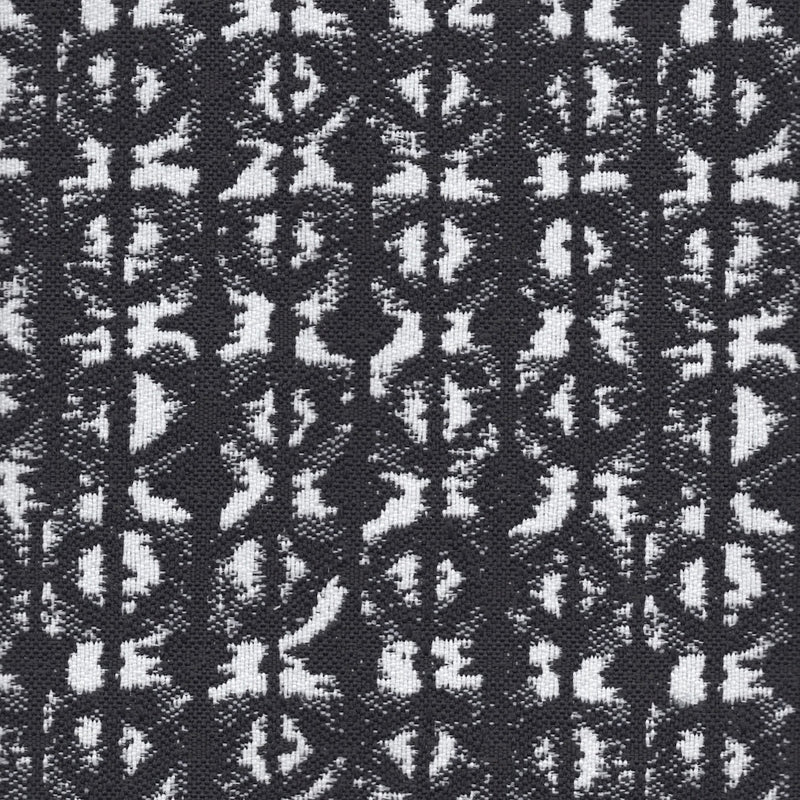 Polynesian - Outdoor Performance Fabric - yard / Black - Revolution Upholstery Fabric
