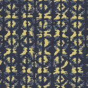 Polynesian - Outdoor Performance Fabric - yard / Navy Yellow - Revolution Upholstery Fabric