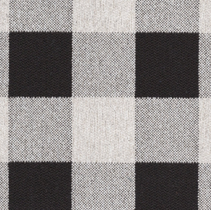 Rothbury Checkered - Jacquard Upholstery Fabric - Yard / rothbury-black - Revolution Upholstery Fabric