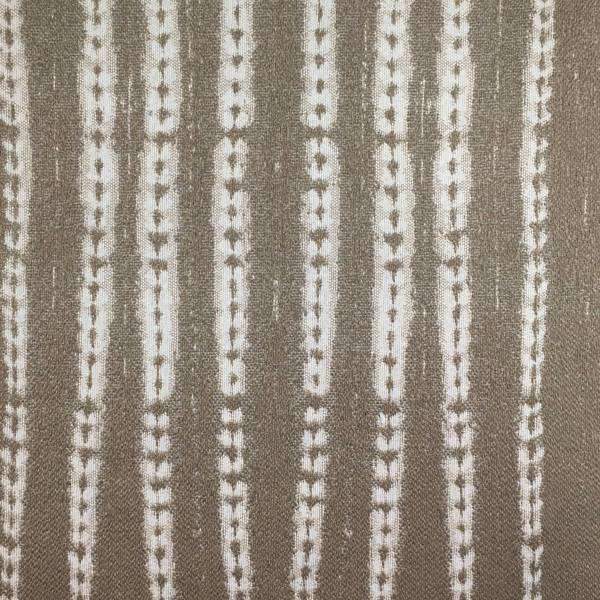 Spice - Striped Upholstery Fabric - Swatch / spice-sand - Revolution Upholstery Fabric
