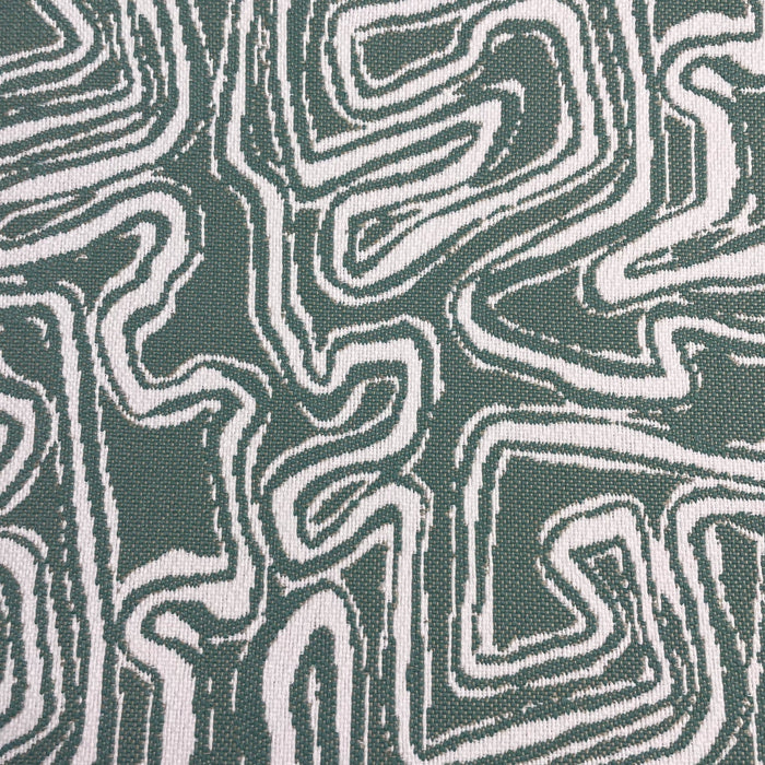 Squiggle  - Outdoor Upholstery Fabric - Swatch / Water - Revolution Upholstery Fabric